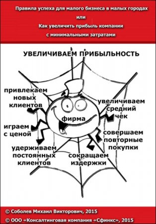 Обложка к Правила успеха для малого бизнеса в малых городах, или Как увеличить прибыль компании с минимальными затратами (2015) RTF,FB2