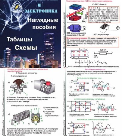 Обложка к Электротехника и электроника. Наглядные пособия, таблицы, схемы