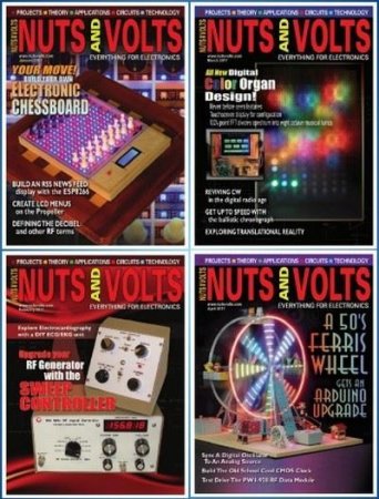 Обложка к Подшивка журналов Nuts And Volts за 2017 год