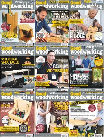 Обложка к Подшивка журналов Good Woodworking за 2017 год