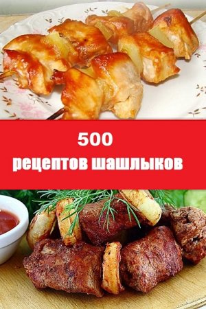 Обложка к 500 рецептов шашлыков