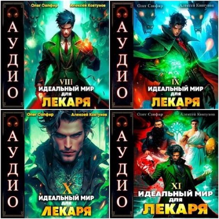 Обложка к Аудиокнига - Лекарь: Идеальный мир для Лекаря. Книга 8-11. О. Сапфир, А. Ковтунов (2024)