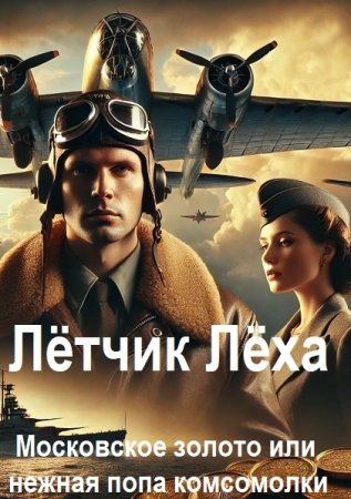 Обложка к Алексей Хренов. Цикл (12 книг) Лётчик Лёха